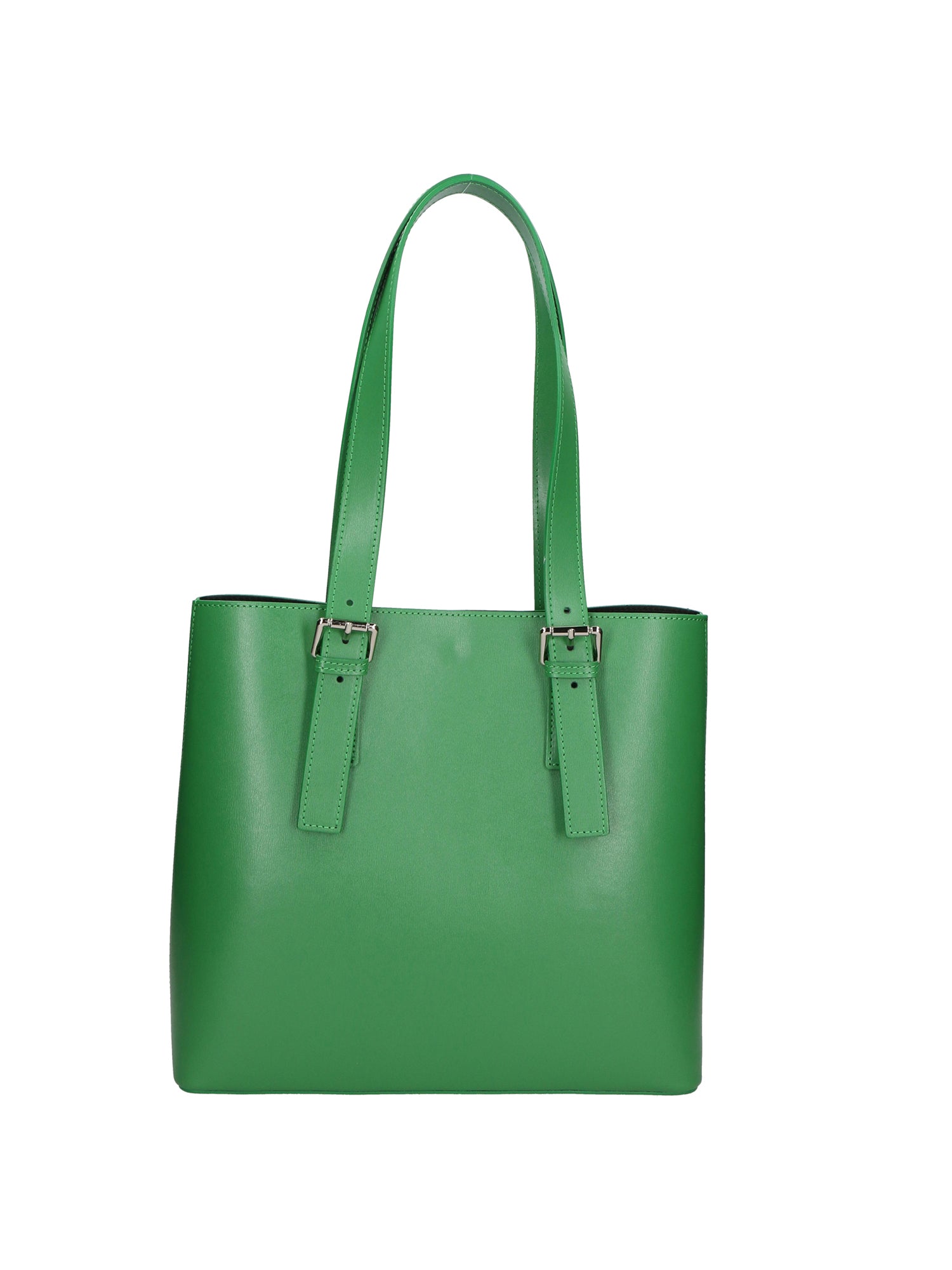 Germana Borsa a spalla da donna 100% pelle 05924-B47 VERDE MELA Gave Lux