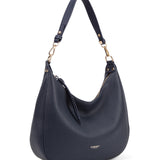 Borsa a spalla da donna 100% pelle vegana PU 715-1PT-NAVYBLUE Diana&co