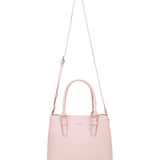 Borsa a mano da donna 100% pelle vegana PU 716-2PT-ROSE Diana&co