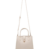 Borsa a mano da donna 100% pelle vegana PU 712-2PT-BEIGE Diana&co