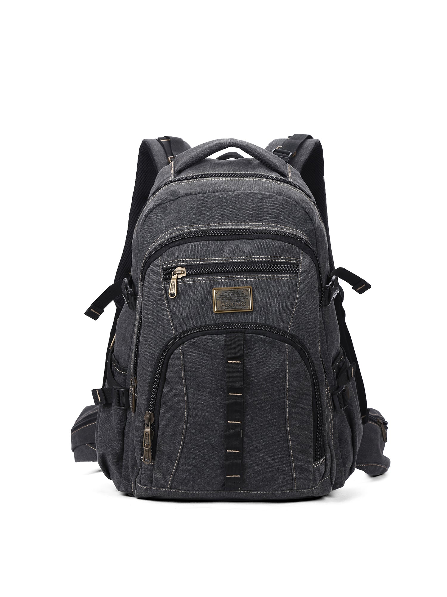 Vegan T9119-BLACK Zaino Unisex Erebus Elite Aoking