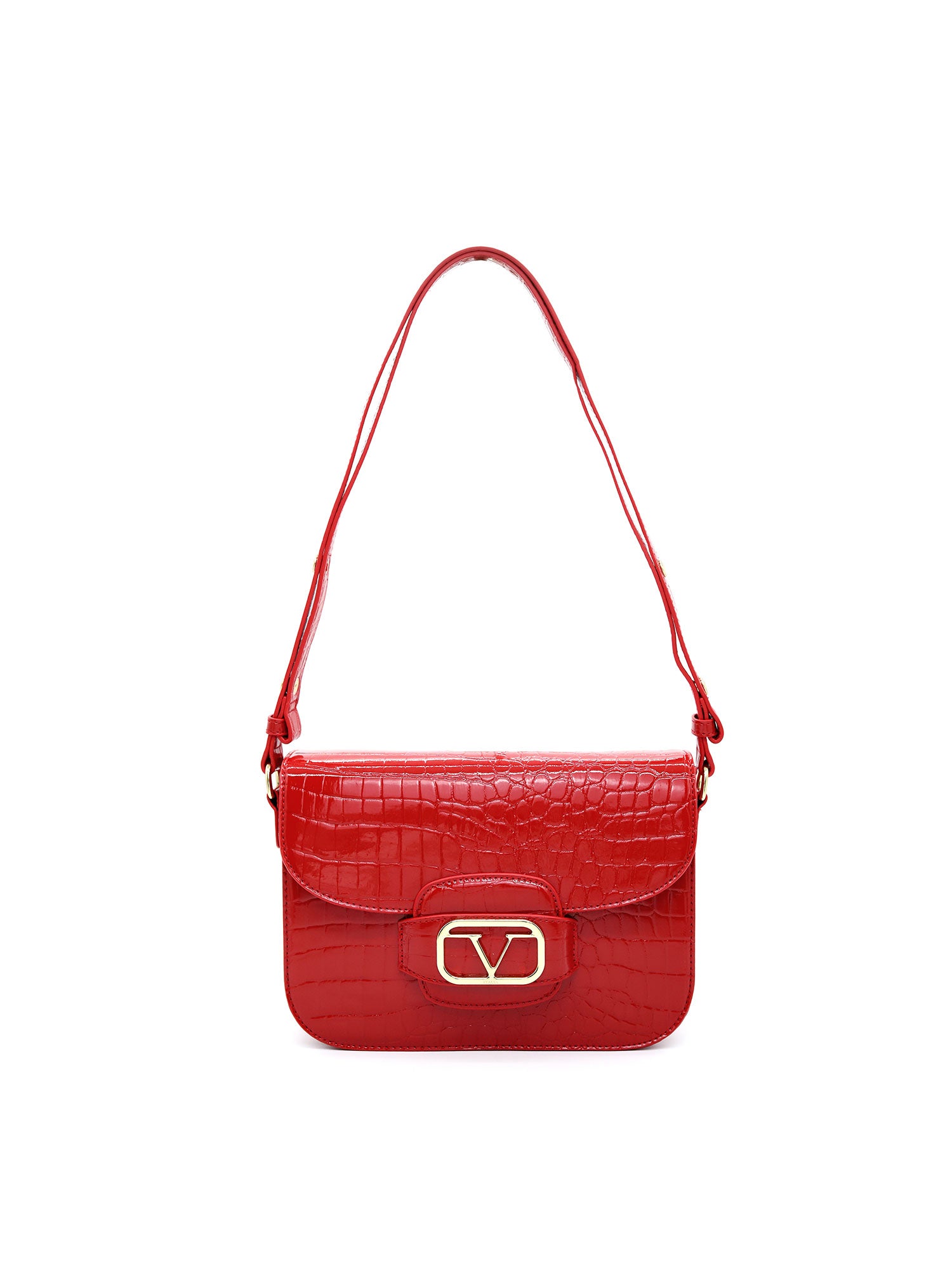 HERA Borsa a tracolla da donna Ecopelle VC-209-ROSSO 19V69 Italia