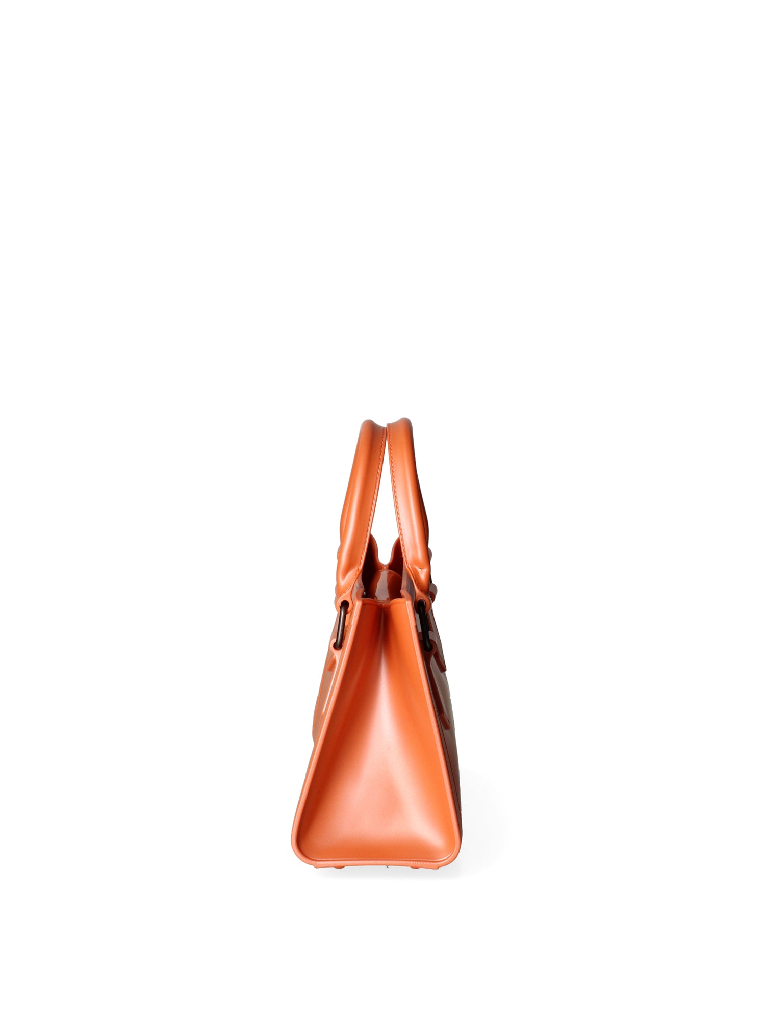 Borsa a mano da donna 100% Pvc FLAT-WOOD-S 24-DARK RUST - SATIN CDF Marc Ellis