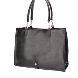 Borsa a mano da donna 100% vera pelle 07138-D28 NERO Roberta Rossi