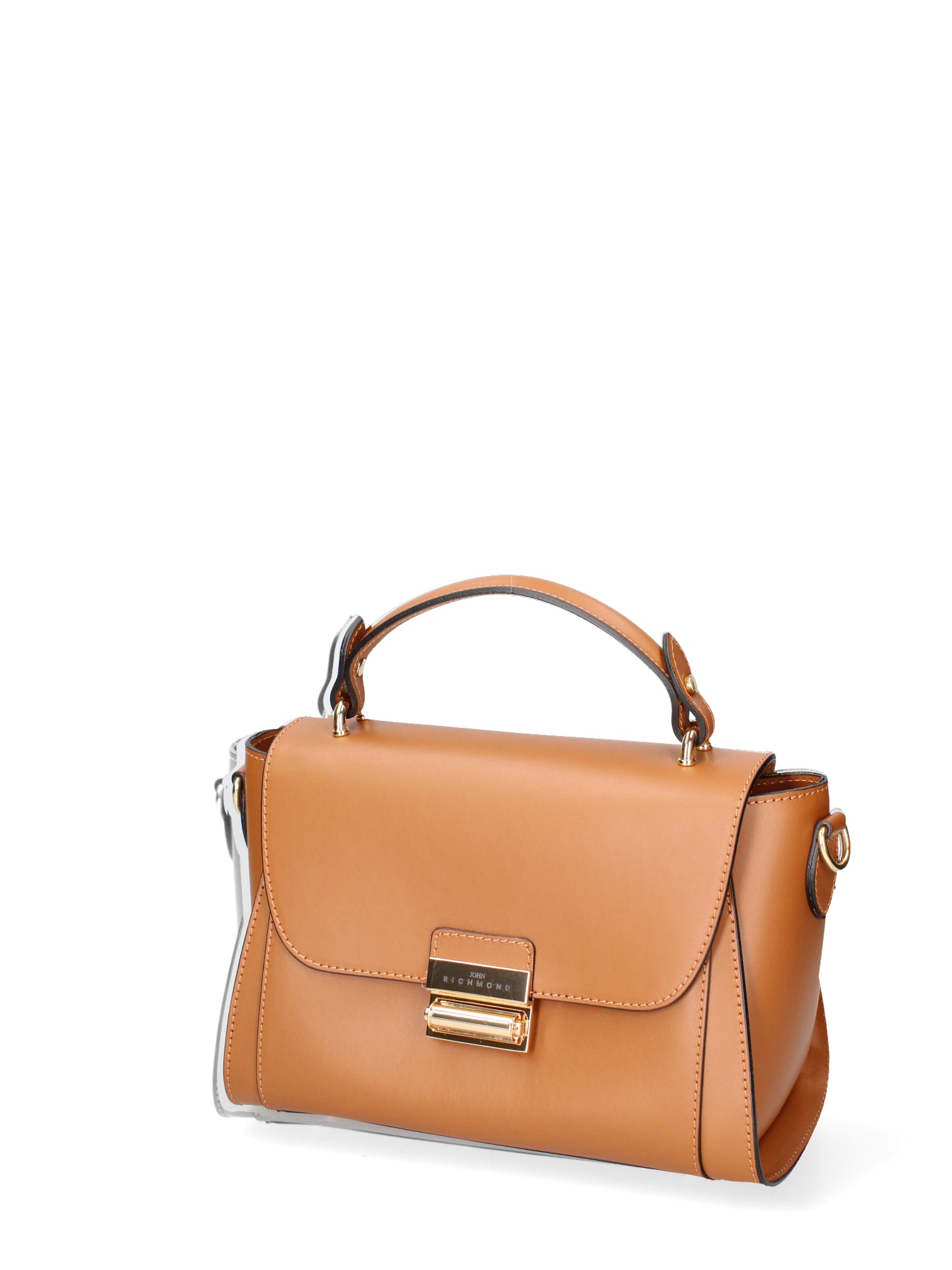 Borsa a mano da donna 100% pelle ruga JR-W-1128RU-CUOIO-GOLD John Richmond