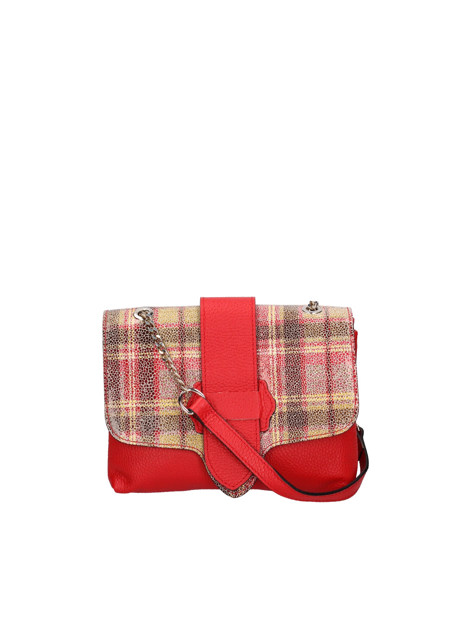 Caelia Borsa a tracolla da donna Vera pelle 194942-ROSSO+ROSSO Gave Lux
