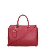 Aralia Borsa a bauletto da donna 100% pelle 5176-D10 ROSSO SCURO DARK RED Gave Lux
