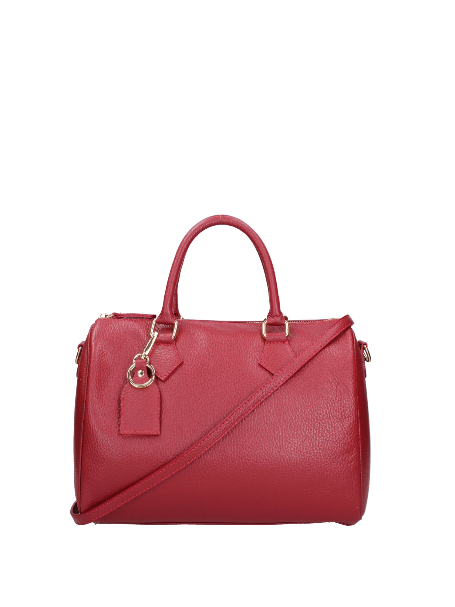 Aralia Borsa a bauletto da donna 100% pelle 5176-D10 ROSSO SCURO DARK RED Gave Lux