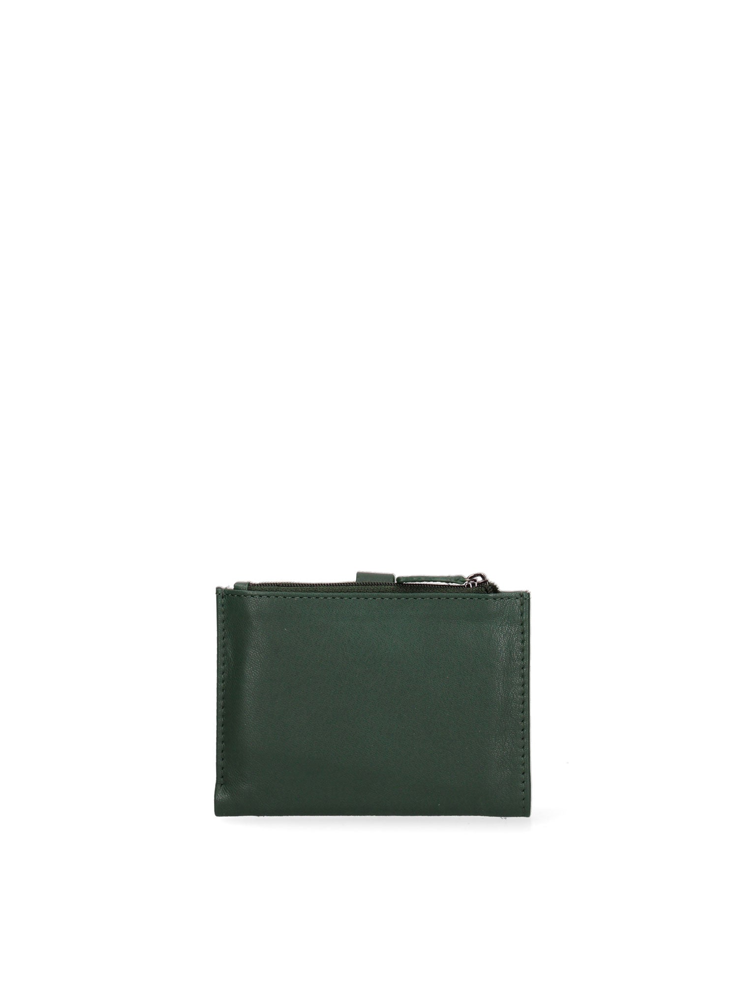 Portafoglio da donna in vera pelle Casual LB7702-20-GREEN Laura Biagiotti