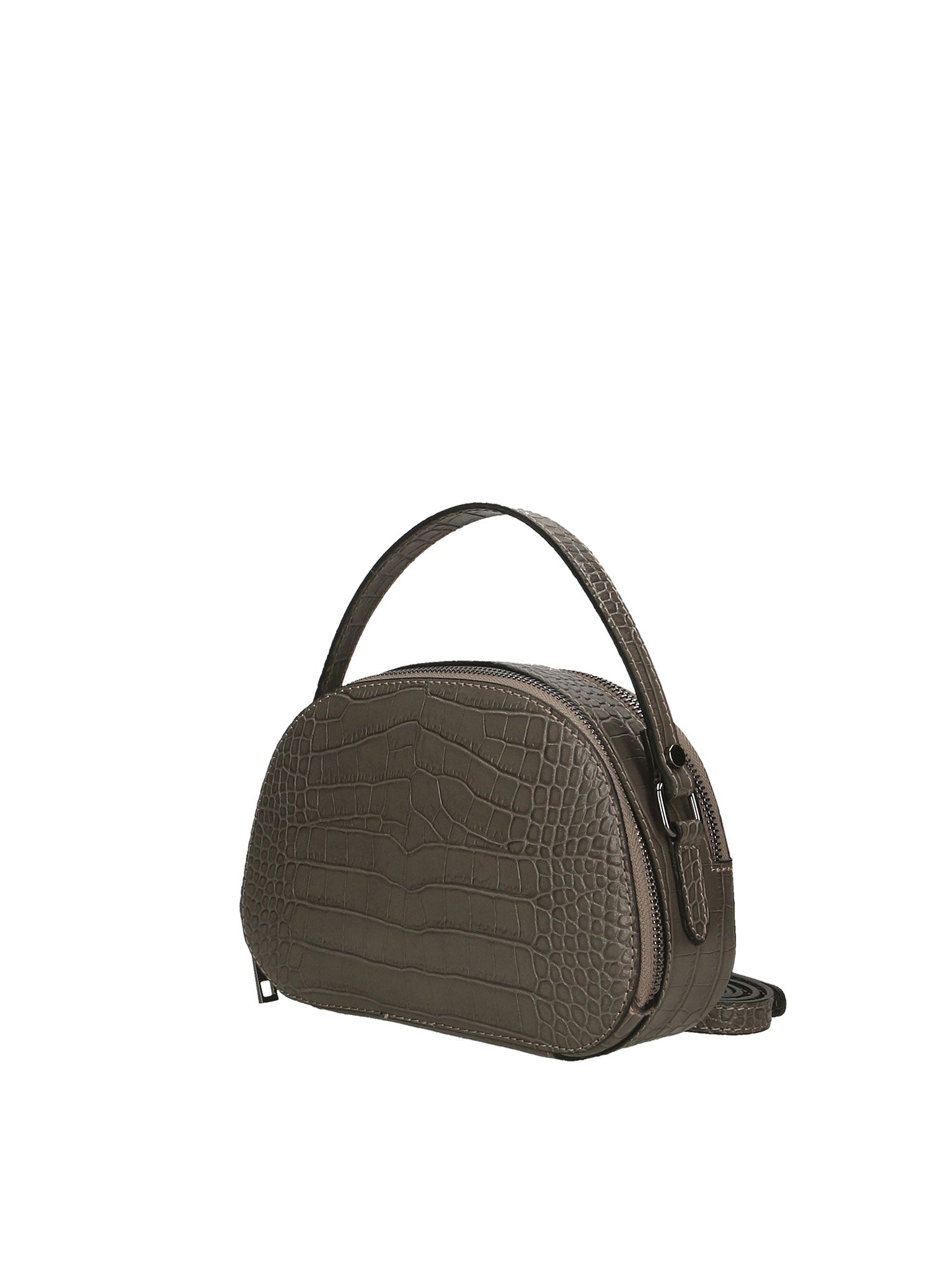 Cyrene Borsa a tracolla da donna Vera pelle 536170-GRIGIO Gave Lux