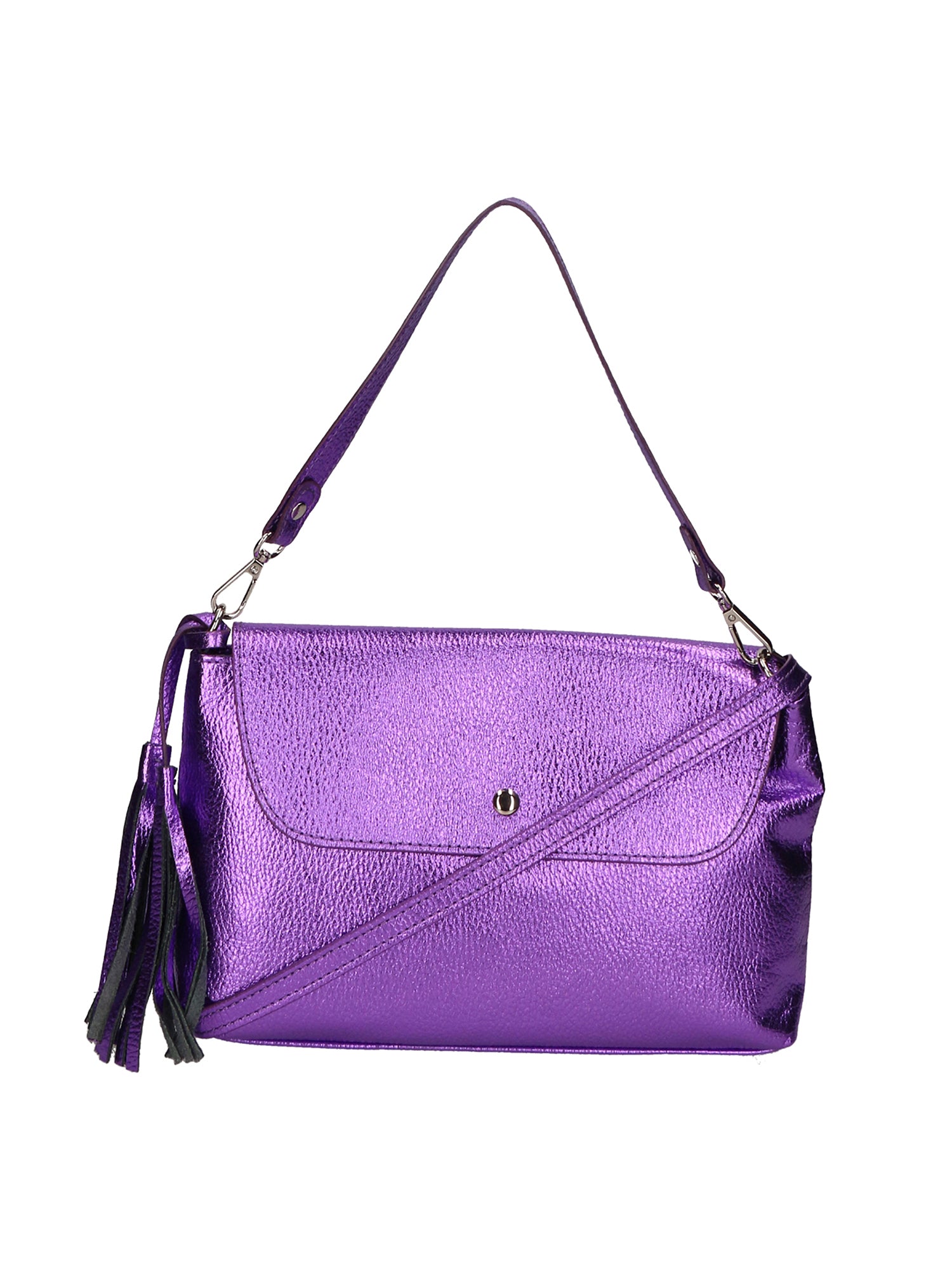 Auralia Borsa a mano da donna Vera pelle 05923-DL45 VIOLA Gave Lux