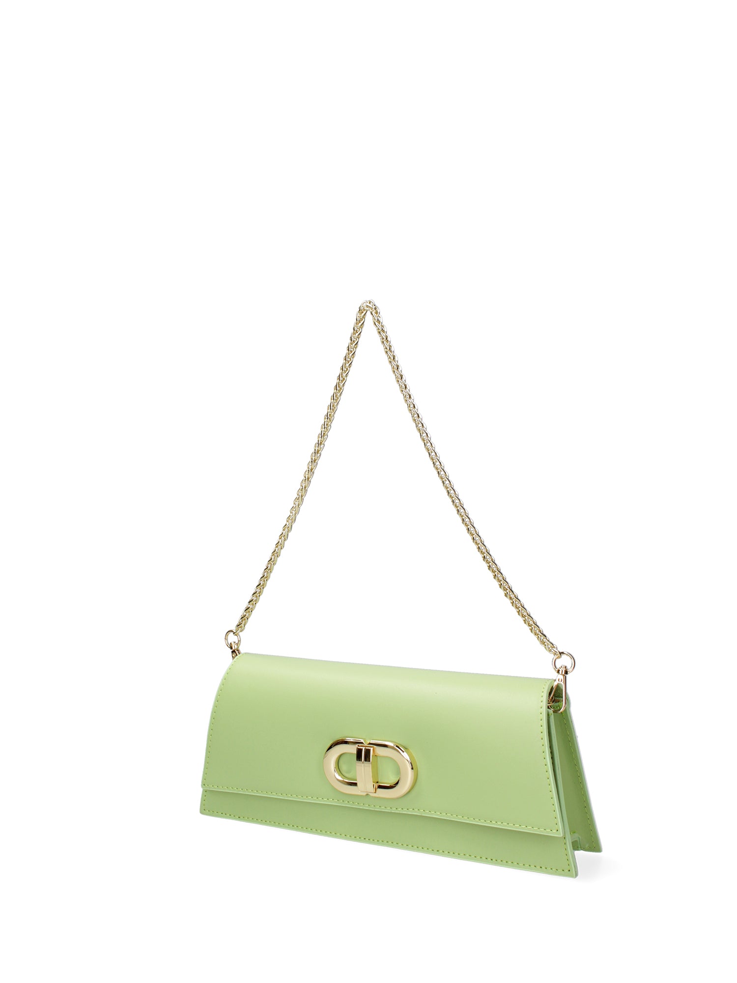 Borsa a spalla da donna Vera pelle 07313-L260 PISTACCHIO Roberta Rossi