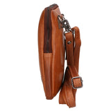 Borsa a tracolla unisex vera pelle 100% Made in Italy SN9861247-TAN Santini Firenze