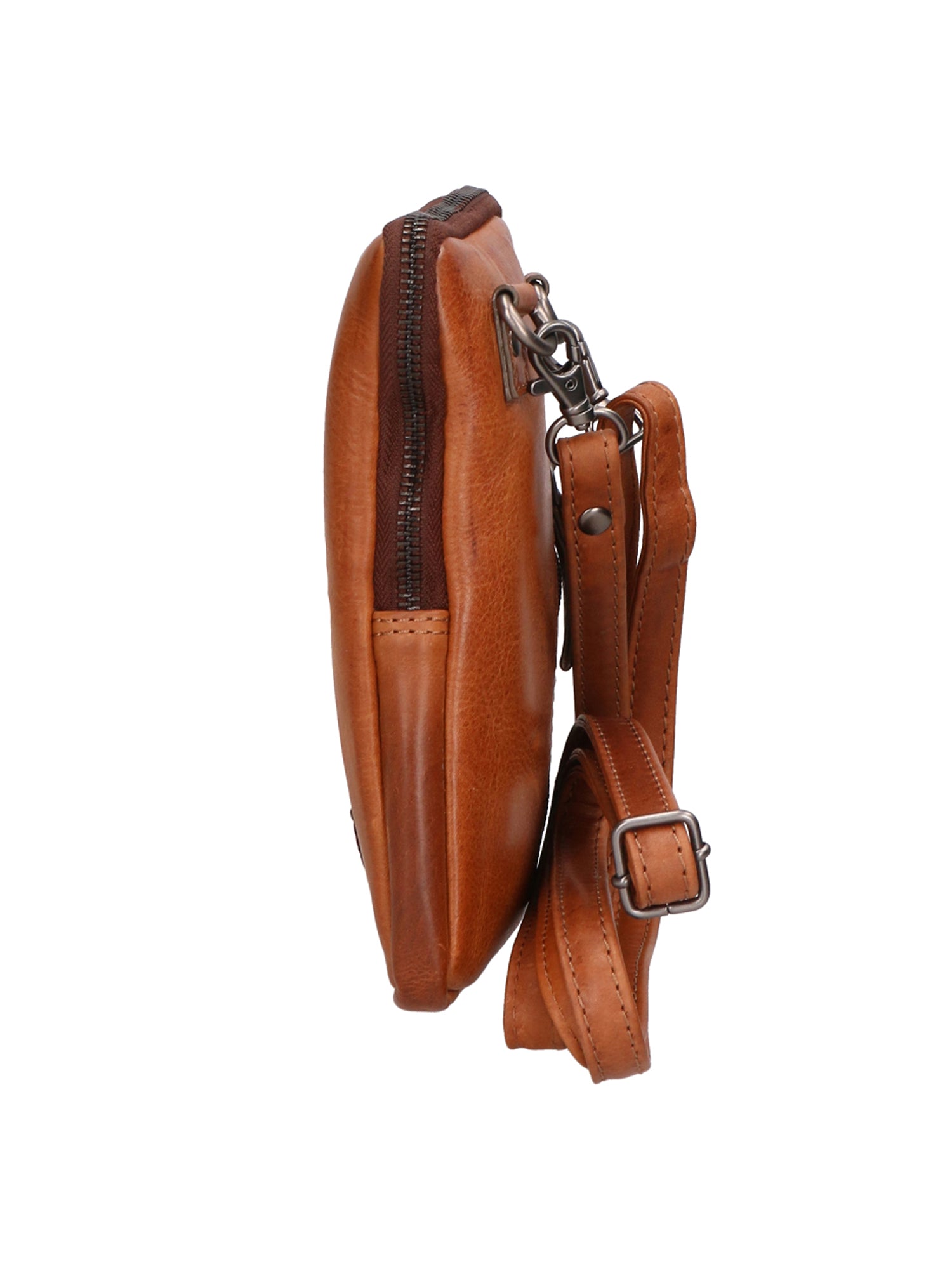 Borsa a tracolla unisex vera pelle 100% Made in Italy SN9861247-TAN Santini Firenze