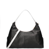 Borsa a spalla da donna Vera pelle 07233-BIANCO+D28 NERO Roberta Rossi