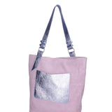 Borsa a spalla da donna Vera pelle 07312-D08A LILLA+L027 Roberta Rossi