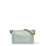 Borsa a mano da donna 100% Pvc FLAT-S 24-OLIVE - LIGHT OTTONE Marc Ellis