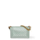 Borsa a mano da donna 100% Pvc FLAT-S 24-OLIVE - LIGHT OTTONE Marc Ellis