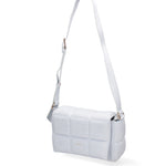 Borsa a spalla da donna Ecopelle DC3323-1-LIGHTBLUE Diana&co