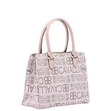 Borsa a mano da donna Ecopelle e poliestere BC1370-BEIGE B Cavalli