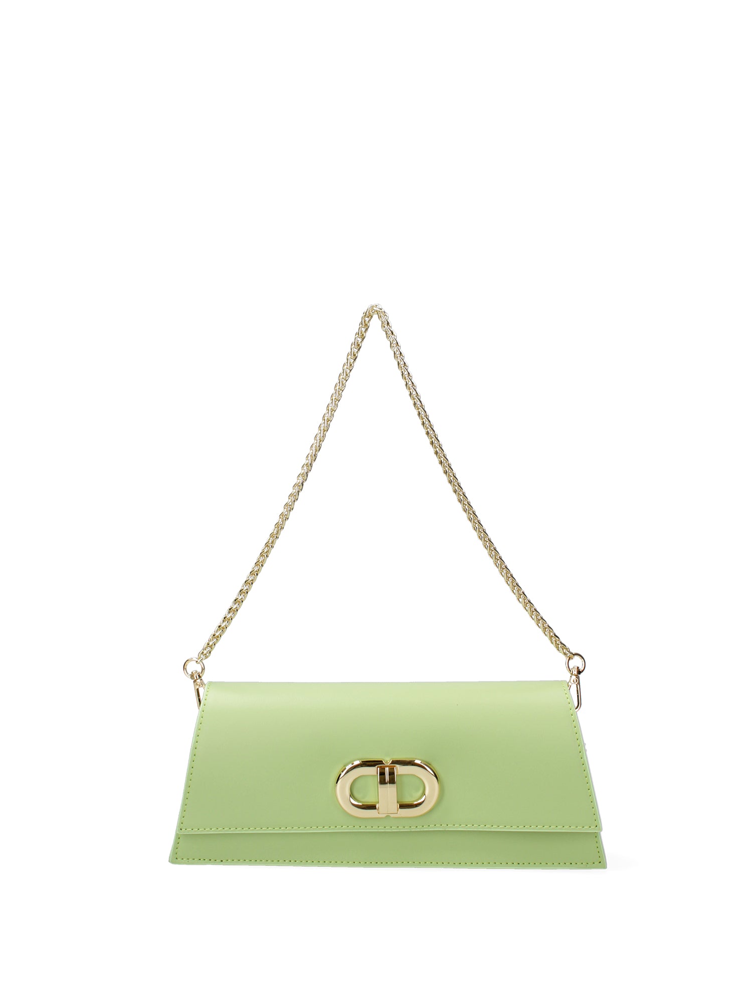 Borsa a spalla da donna Vera pelle 07313-L260 PISTACCHIO Roberta Rossi