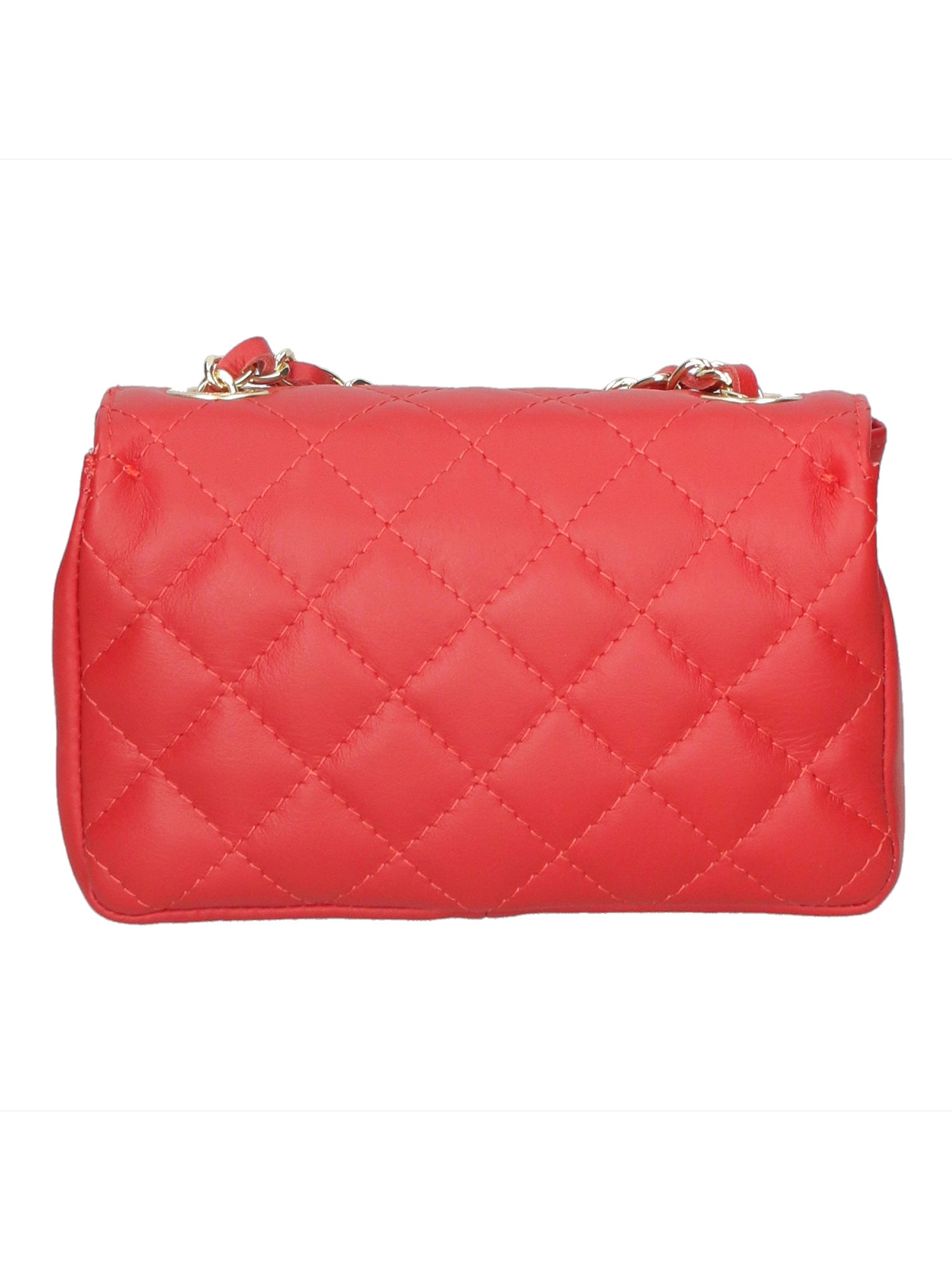 Carolina Borsa a spalla da donna Vera pelle 1073-S08 ROSSO Gave Lux
