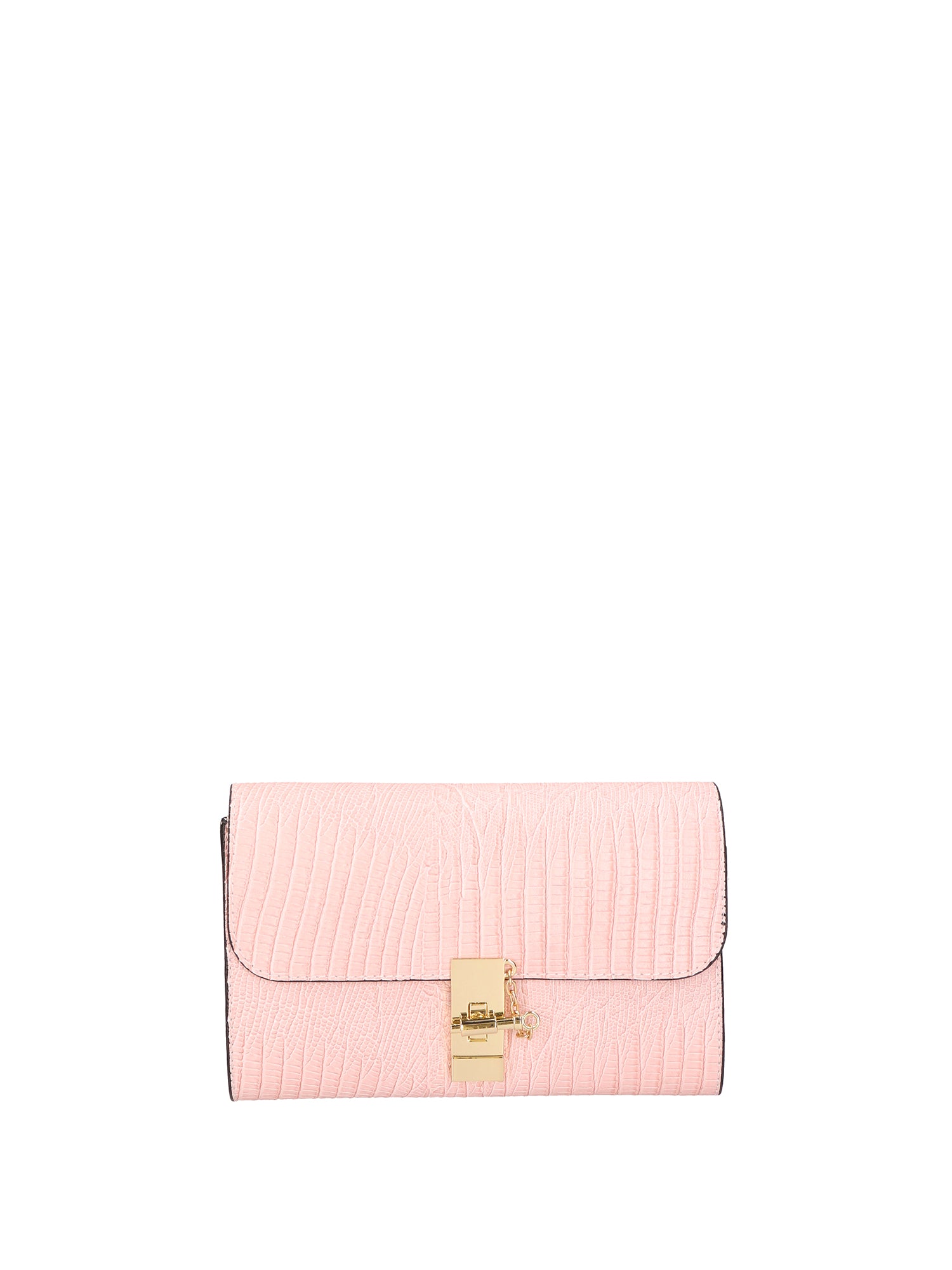 Borsa a tracolla da donna Vera pelle 00734-LU13 ROSA BABY Viola Castellani