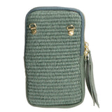Alessandria Borsa a tracolla da donna Paglia Tabru 05001-S96 MENTA Gave Lux