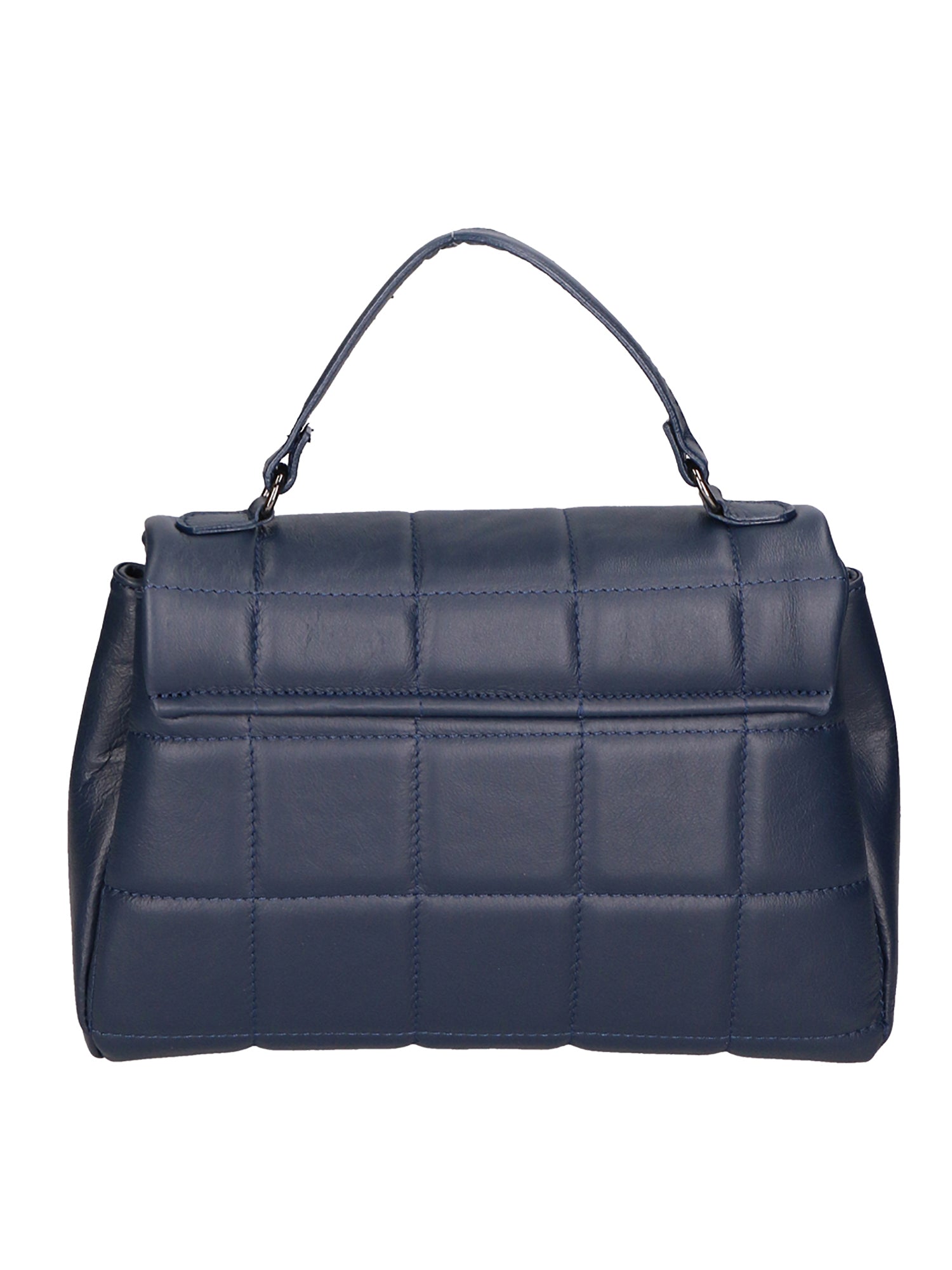 Viola Borsa a mano da donna Vera Pelle 06862-S24 BLU JEANS Gave Lux