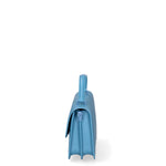 Borsa a tracolla da donna 100% Pvc FLAT-EAR 24-SUGAR BLUE Marc Ellis