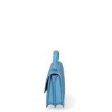 Borsa a tracolla da donna 100% Pvc FLAT-EAR 24-SUGAR BLUE Marc Ellis