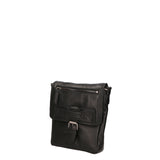 Borsa a tracolla unisex vera pelle 100% pelle SN5863647-BLACK Santini Firenze