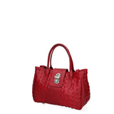 Cervo Borsa a tracolla da donna Vera pelle 7720-ROSSO Gave Lux