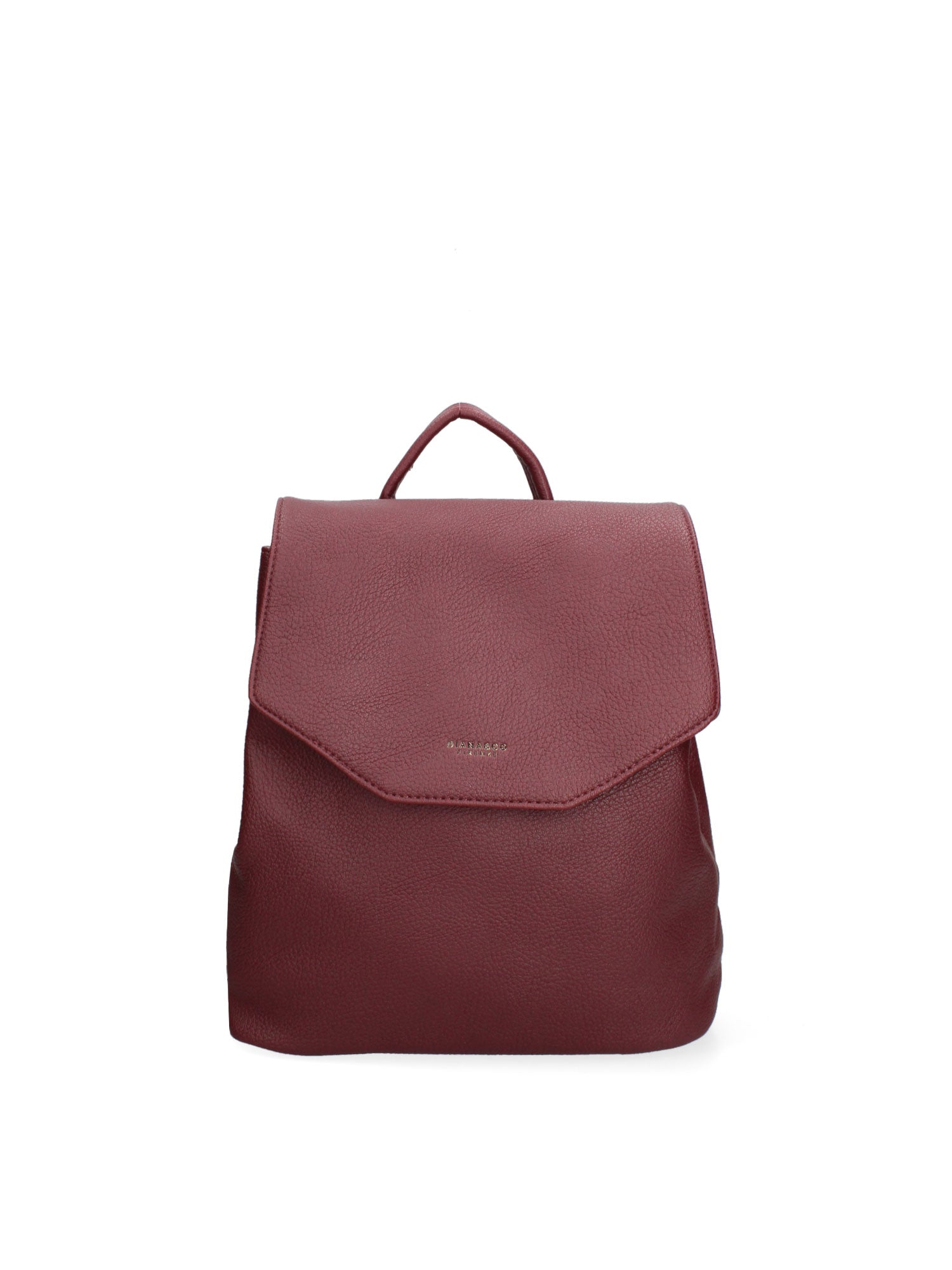 Zaino da donna in ecopelle Casual 640-2-BURGUNDY Diana&co