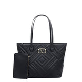 Santorini Borsa Shopper da donna Ecopelle VT-203-NERO 19V69 Italia