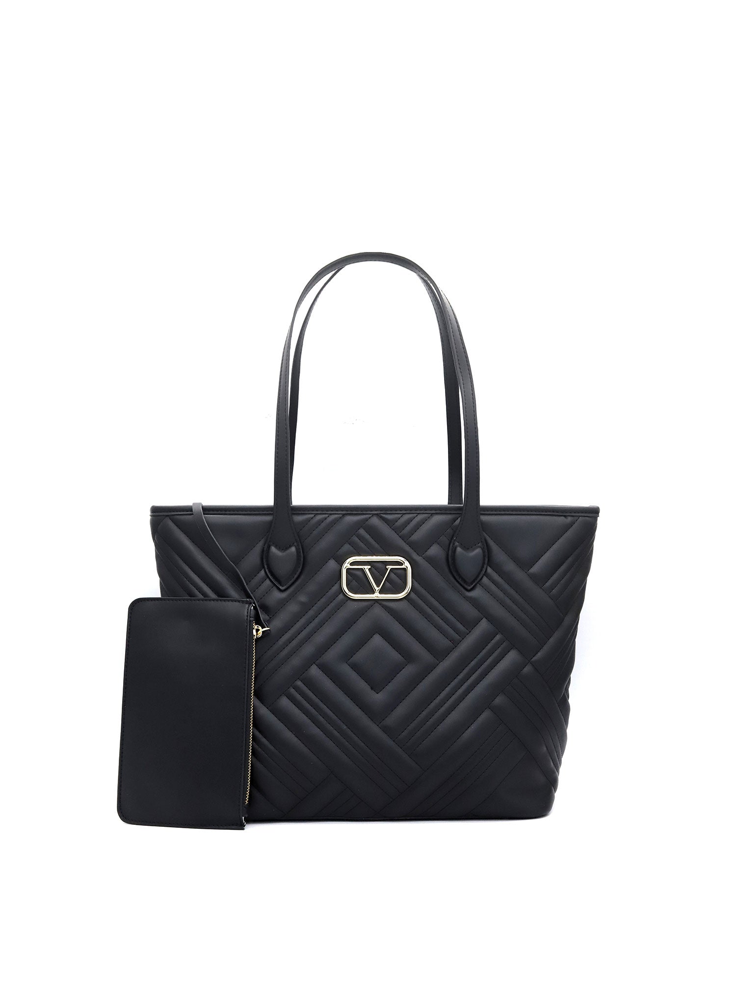 Santorini Borsa Shopper da donna Ecopelle VT-203-NERO 19V69 Italia