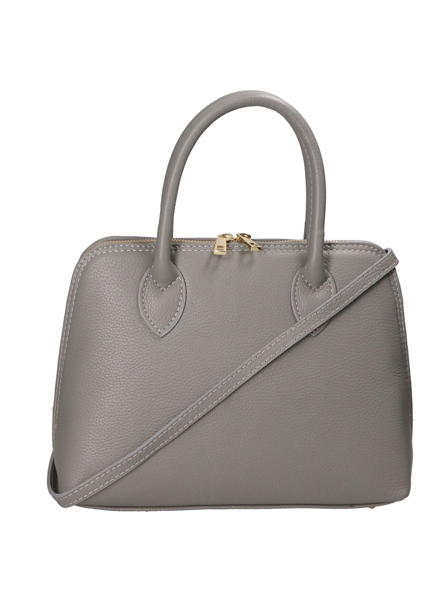 Kloe Borsa a mano da donna 100% pelle 3349-GRIGIO Gave Lux