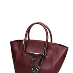 Borsa a mano da donna 100% vera pelle JR-W-1102MBX-BURGUNDY-CDF John Richmond