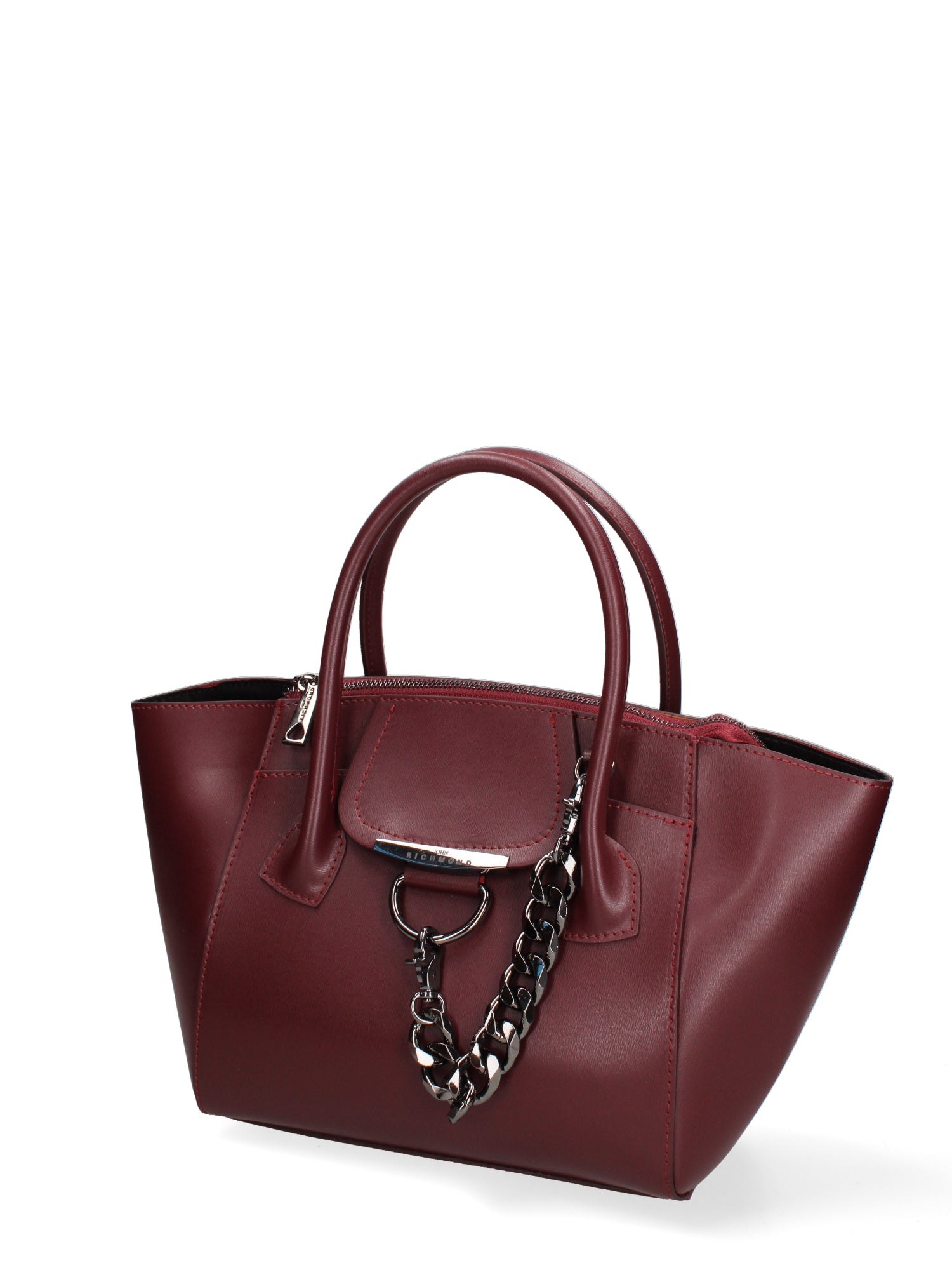 Borsa a mano da donna 100% vera pelle JR-W-1102MBX-BURGUNDY-CDF John Richmond