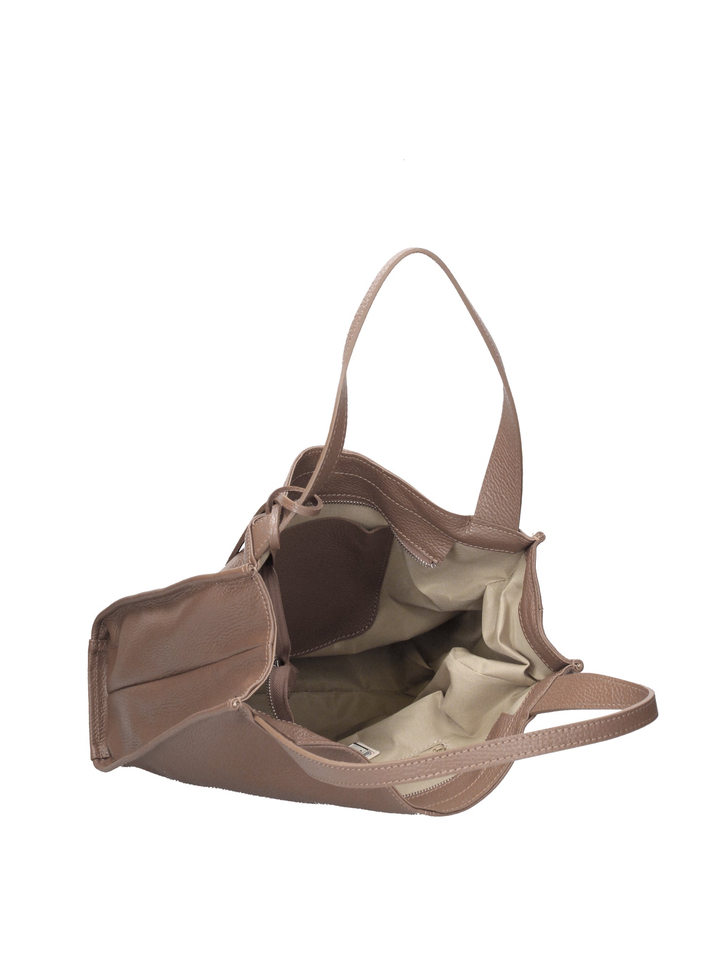 Seraphina Ultra Borsa a spalla da donna Vera pelle 3311-D07 TAUPE CHIARO Gave Lux