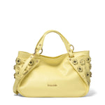 Iolara Lux Borsa a spalla da donna Vera pelle B17240-GIALLO Braccialini