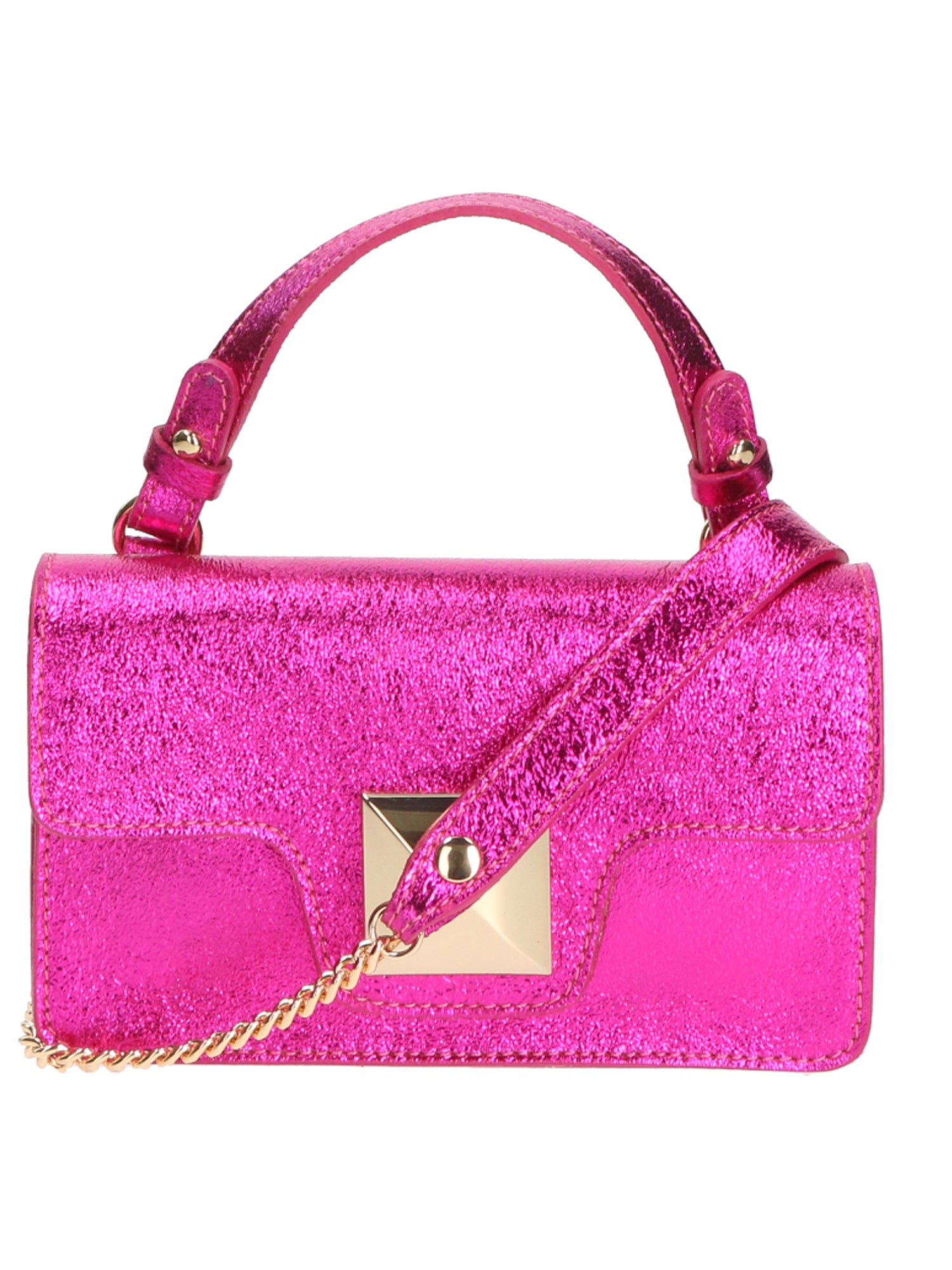Hellen Borsa a mano da donna Vera pelle 06010-L023 FUXIA Gave Lux