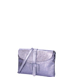 Borsa a mano da donna Vera pelle 07163-L027 LILLA Viola Castellani