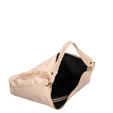 Elyna Borsa a spalla da donna 100% pelle B16921-MARRONE Braccialini