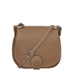 Bianca Borsa a tracolla da donna Vera pelle 10016 1020-S05 TAUPE CHIARO Gave Lux
