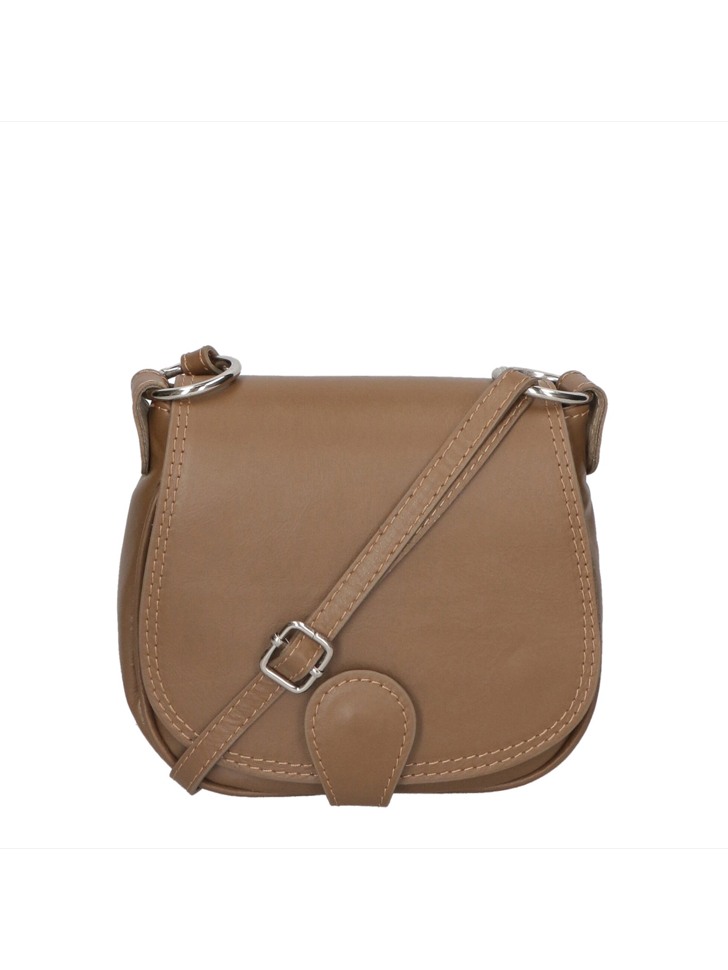 Bianca Borsa a tracolla da donna Vera pelle 10016 1020-S05 TAUPE CHIARO Gave Lux