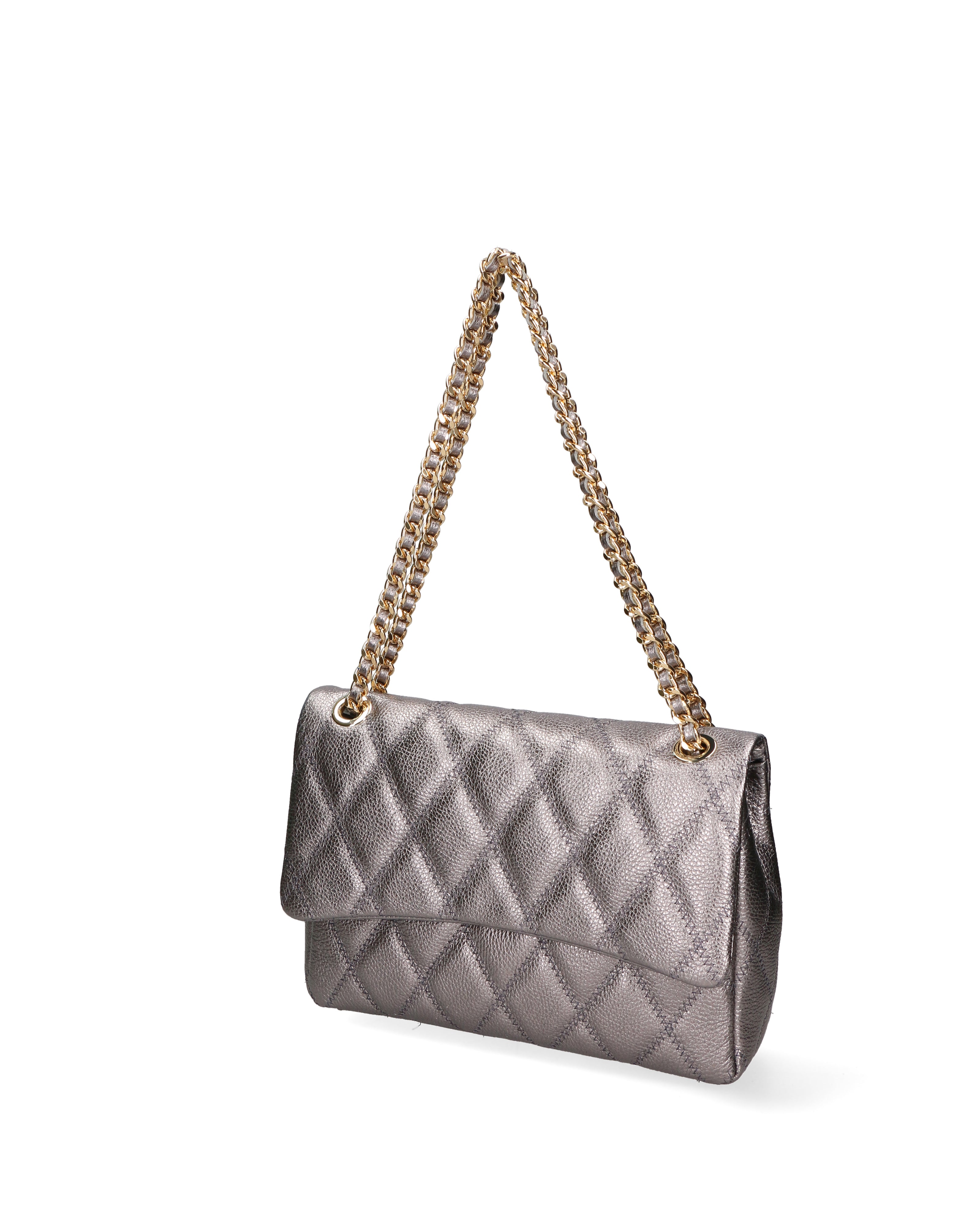 Argentia Borsa a tracolla da donna Vera pelle 04228-DL03 CANNA DI FUCILE Chiara Ferretti