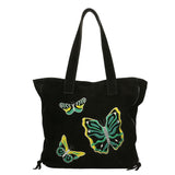 Papillon Borsa a spalla da donna Vera pelle 8620-NERO BLACK Gave Lux