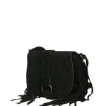 Iolanthe Borsa a tracolla da donna Vera pelle 1421-NERO Gave Lux