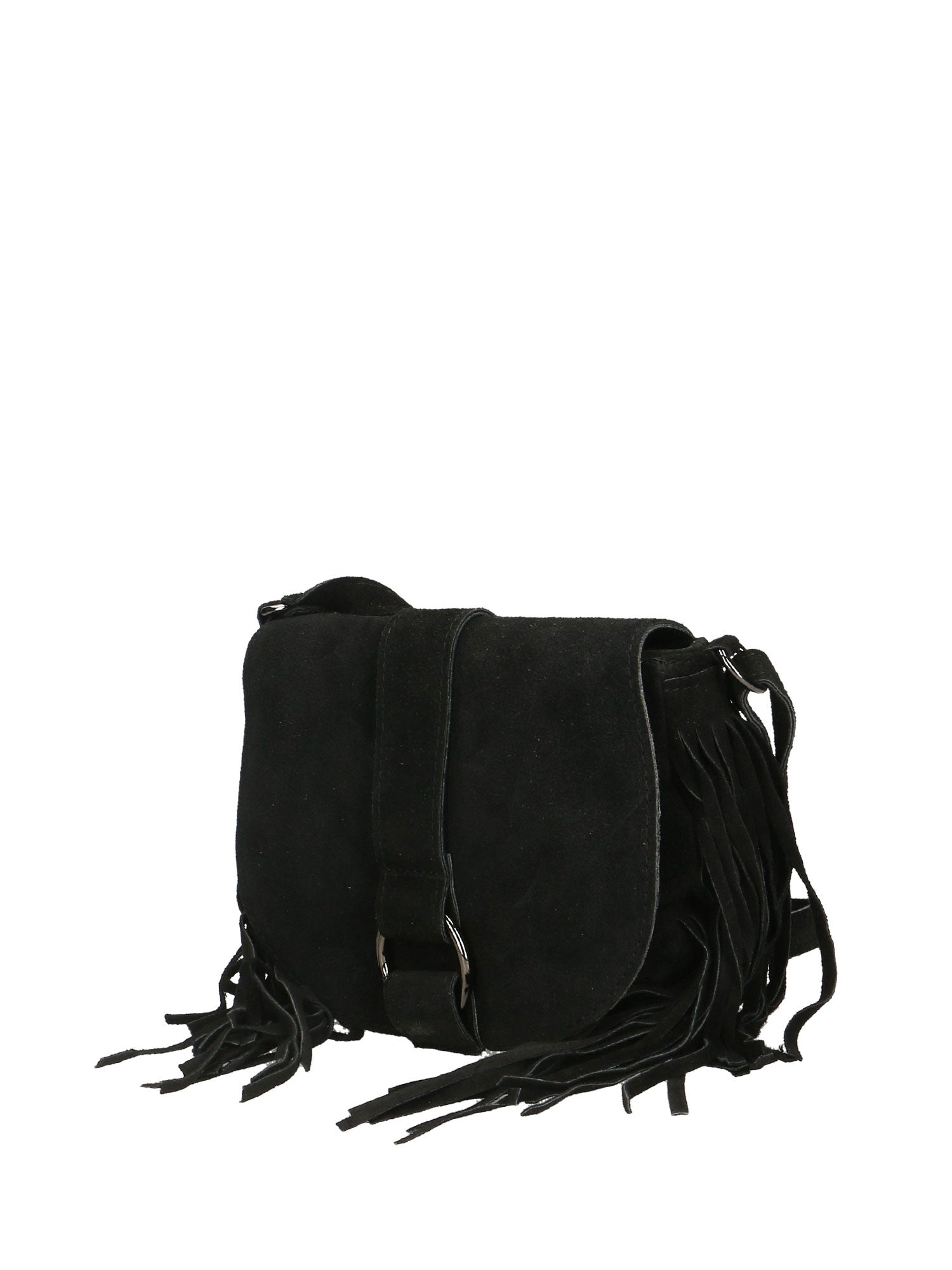 Iolanthe Borsa a tracolla da donna Vera pelle 1421-NERO Gave Lux